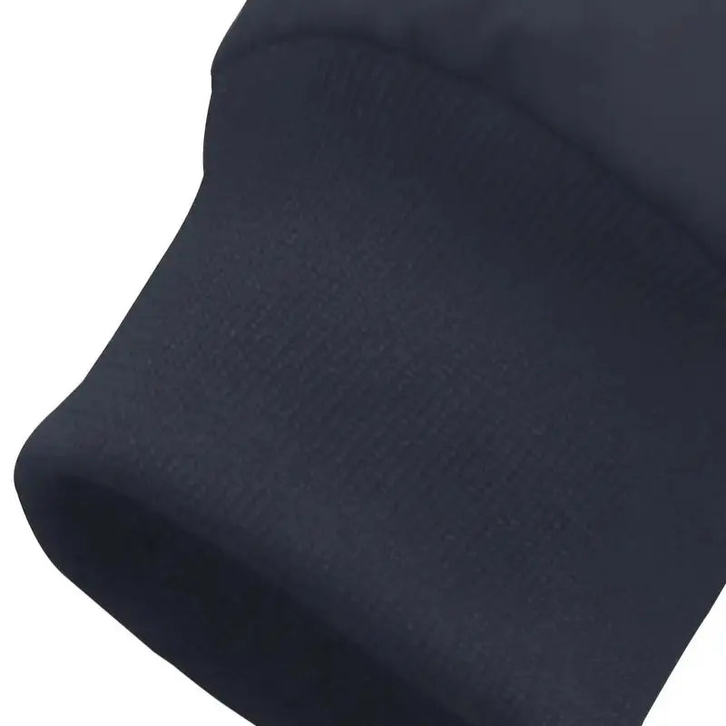 Men's Black Zip Jacket with Fleece Lining