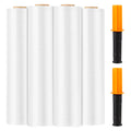 Clear Stretch Wrap Rolls with Orange Handles