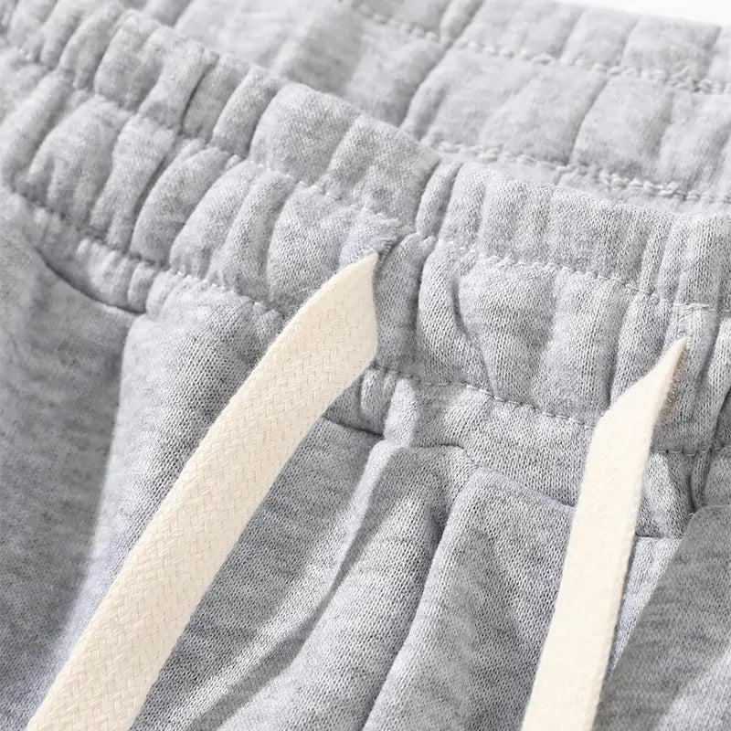 Straight-Leg Drawstring Sweatpants in Three Colours