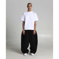 Black Wide Balloon Fleece Pants