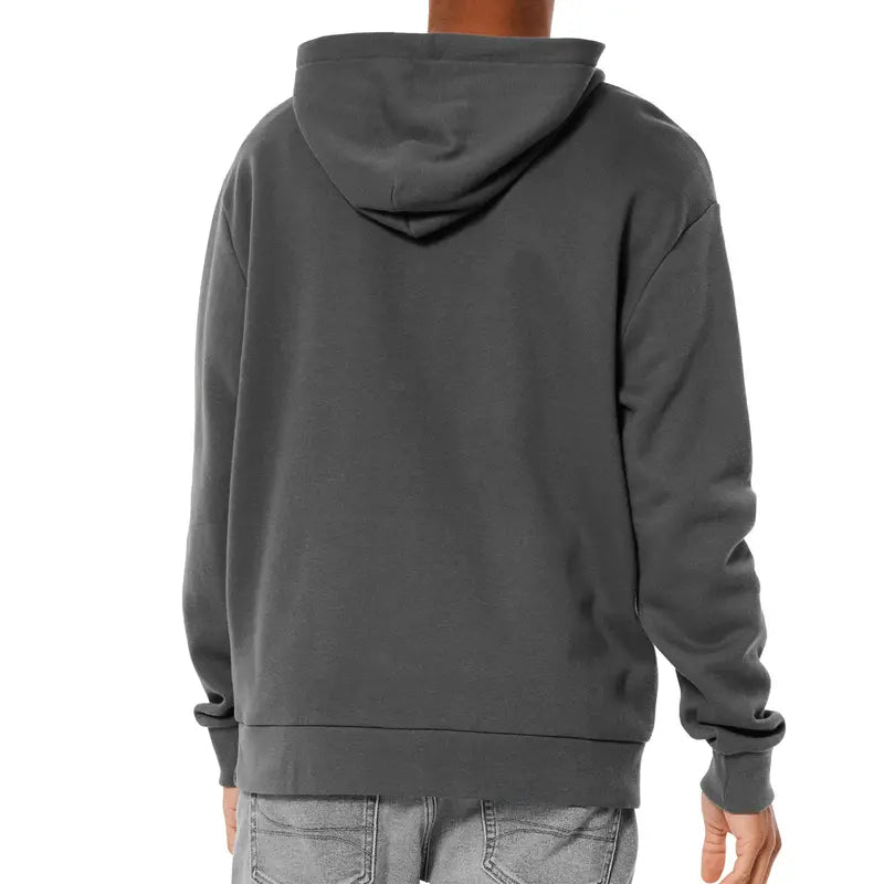 Zip-Front Hooded Sweatshirt with Fleece-Style Lining