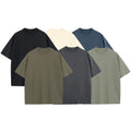 Six-Pack Cotton Boxy T-Shirts in Muted Colours
